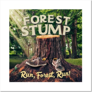 Run, Forest, Run Posters and Art